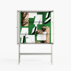 Paisaje - Loft Cabinet - Naia Escribano - Chalk - Reeded glass