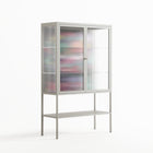 Bobsan - Loft Cabinet - Maddalena Fanfani - Chalk - Reeded glass