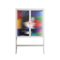 Chained To Perception - Loft Cabinet - Mathilda Kienast - Chalk - Reeded glass