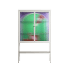 Negroni - Loft Cabinet - Mathilda Kienast - Chalk - Reeded glass