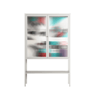 The Dessolution - Loft Cabinet - Mathilda Kienast - Chalk - Reeded glass