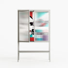 The Dessolution - Loft Cabinet - Mathilda Kienast - Chalk - Reeded glass