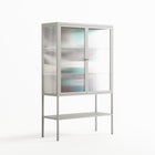 The Dessolution - Loft Cabinet - Mathilda Kienast - Chalk - Reeded glass