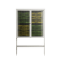 Ultra Bloom - Loft Cabinet - Ethan Fender - Chalk - Clear glass