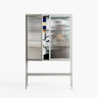 Dreaming With Open Eyes - Loft Cabinet - Sophie Goudman-Peachey - Chalk - Reeded glass
