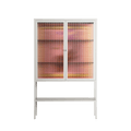 Connect With Nature - Loft Cabinet - Raissa Oltmanns - Chalk - Reeded glass