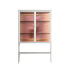 Connect With Nature - Loft Cabinet - Raissa Oltmanns - Chalk - Reeded glass