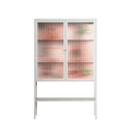 Woman at the Beach - Loft Cabinet - Raissa Oltmanns - Chalk - Reeded glass