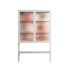 Woman at the Beach - Loft Cabinet - Raissa Oltmanns - Chalk - Reeded glass