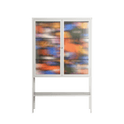 The Secret Herb Garden In The Forest - Loft Cabinet - Nick Liefhebber - Chalk - Reeded glass