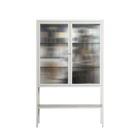 Dreaming With Open Eyes - Loft Cabinet - Sophie Goudman-Peachey - Chalk - Reeded glass