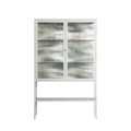 Ode to Summer 3 - Loft Cabinet - Diana Catchpole - Chalk - Reeded glass