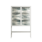 Ode to Summer 3 - Loft Cabinet - Diana Catchpole - Chalk - Reeded glass