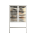 Sweet Far Away - Loft Cabinet - Sophie Goudman-Peachey - Chalk - Reeded glass