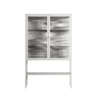 Flight Of Fancy 3 - Loft Cabinet - Diana Catchpole - Chalk - Reeded glass