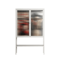 Where We Belong - Loft Cabinet - Sophie Goudman-Peachey - Chalk - Reeded glass