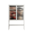 Where We Belong - Loft Cabinet - Sophie Goudman-Peachey - Chalk - Reeded glass