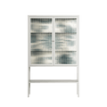 Ode to Summer 6 - Loft Cabinet - Diana Catchpole - Chalk - Reeded glass