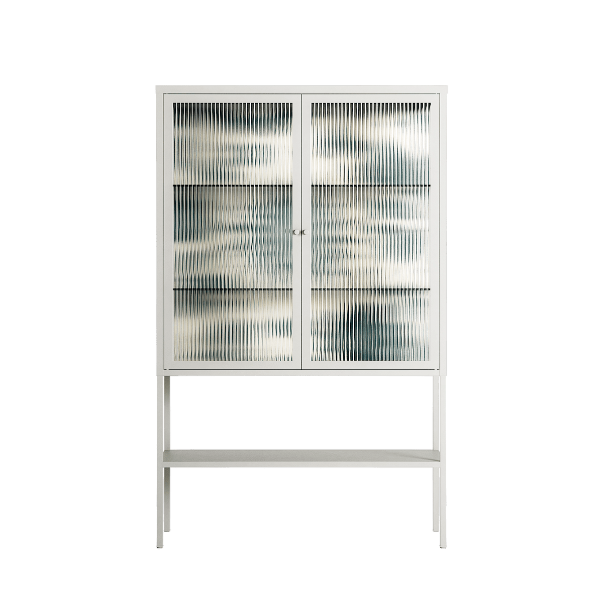 Ode to Summer 6 - Loft Cabinet - Diana Catchpole - Chalk - Reeded glass