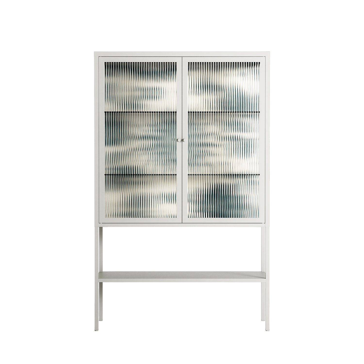Ode to Summer 6 - Loft Cabinet - Diana Catchpole - Chalk - Reeded glass