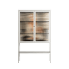 We Are Who We Are - Loft Cabinet - Sophie Goudman-Peachey - Chalk - Reeded glass