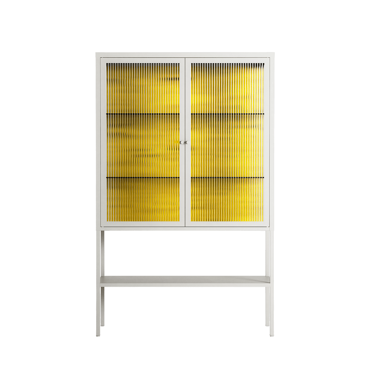 Everything Always - Loft Cabinet - Craig Watkins - Chalk - Reeded glass