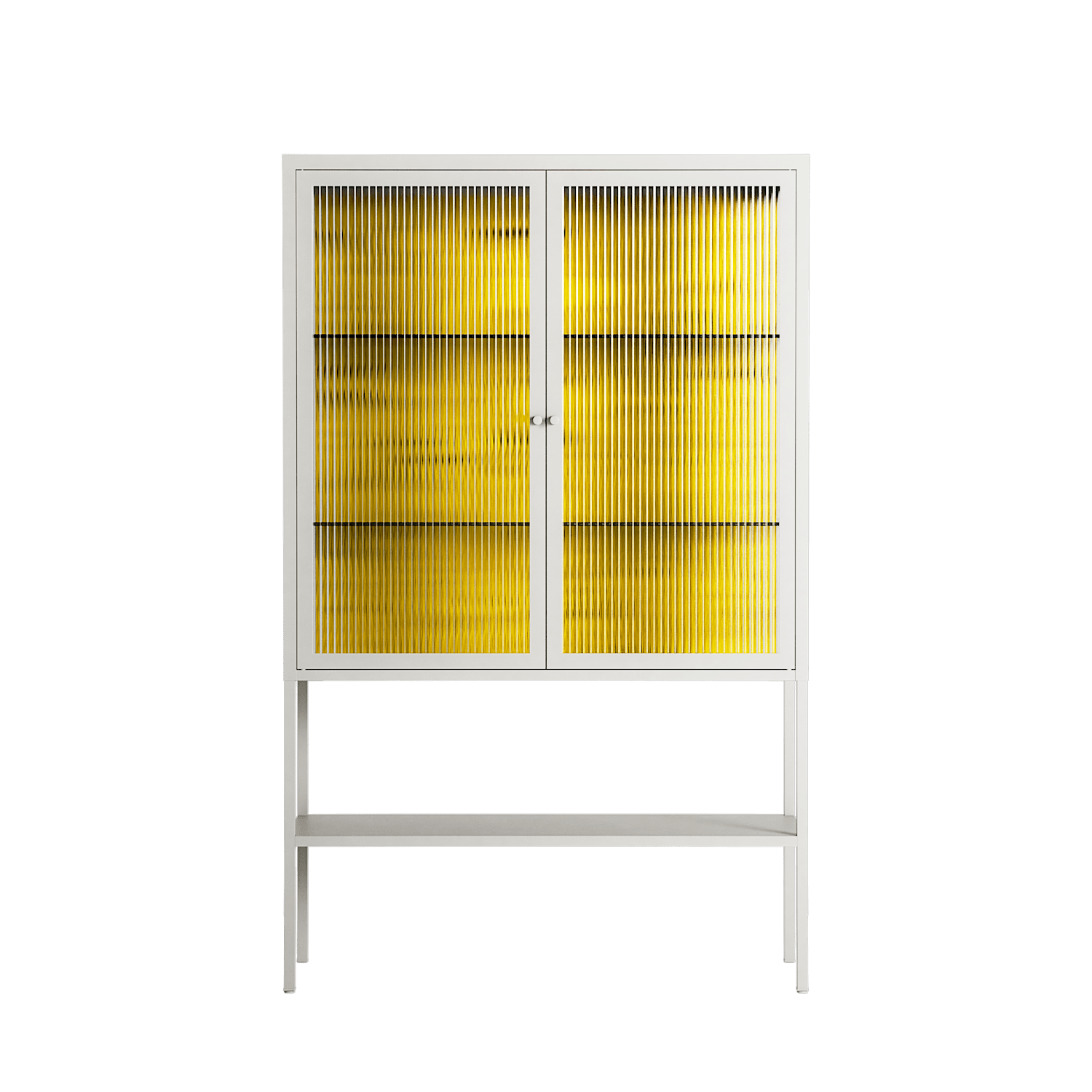 Everything Always - Loft Cabinet - Craig Watkins - Chalk - Reeded glass