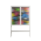 All The Good Guys - Loft Cabinet - Craig Watkins - Chalk - Reeded glass