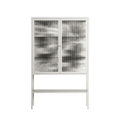 Ode to Summer 4 - Loft Cabinet - Diana Catchpole - Chalk - Reeded glass