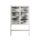 Ode to Summer 4 - Loft Cabinet - Diana Catchpole - Chalk - Reeded glass