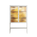 A Bridge Across Time 4 - Loft Cabinet - Nick Liefhebber - Chalk - Reeded glass