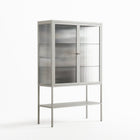 Dreaming With Open Eyes - Loft Cabinet - Sophie Goudman-Peachey - Chalk - Reeded glass