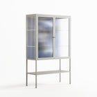 Beyond The Veil Of Consciousness - Loft Cabinet - Mathilda Kienast - Chalk - Reeded glass