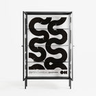 Black Waves - Cabinet - Alexander Khabbazi - Antracite - Clear glass