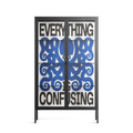 Everything is Confusing - Cabinet - Alexander Khabbazi - Antracite - Clear glass