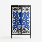 Everything is Confusing - Cabinet - Alexander Khabbazi - Antracite - Clear glass