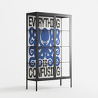 Everything is Confusing - Cabinet - Alexander Khabbazi - Antracite - Clear glass