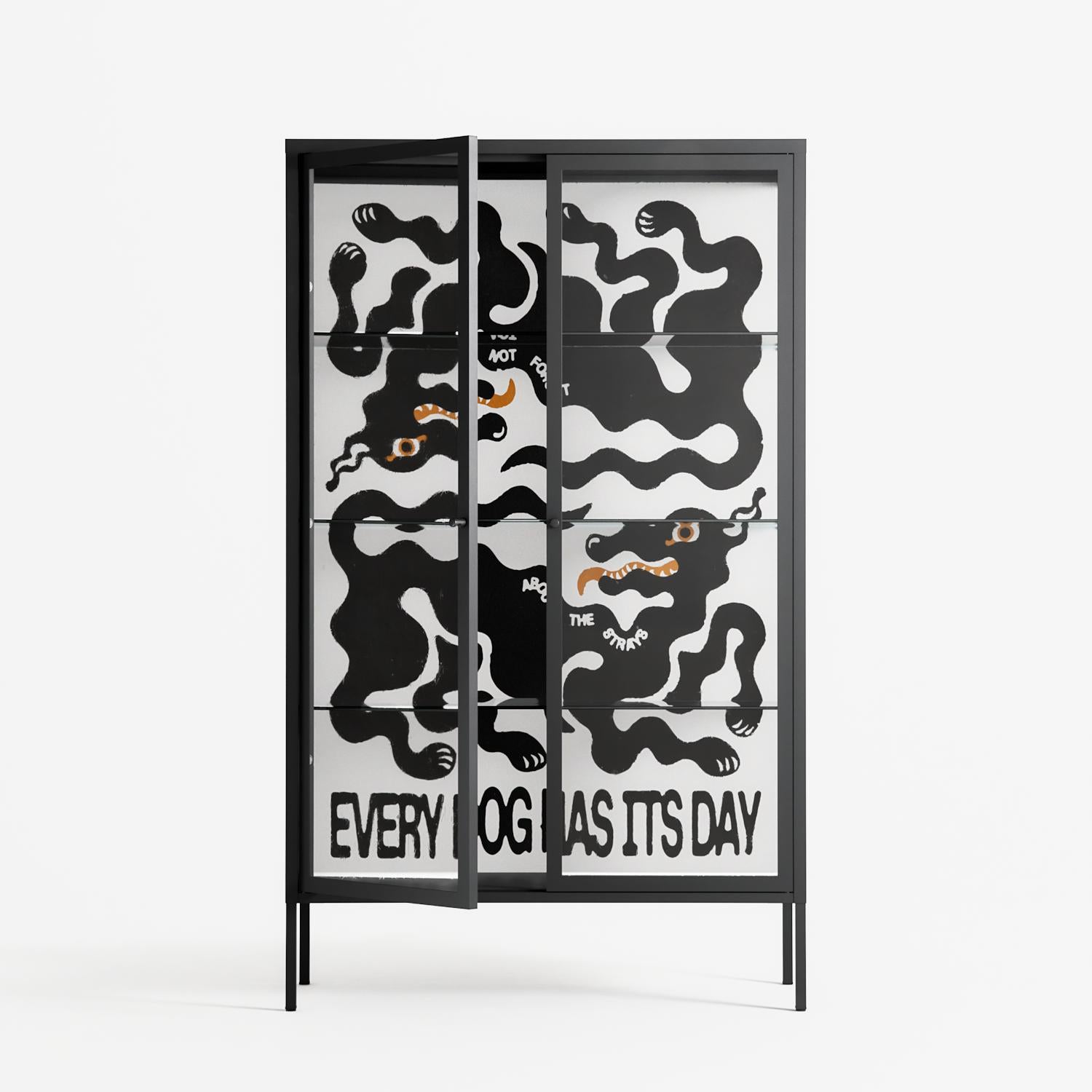 Every Dog - Cabinet - Alexander Khabbazi - Antracite - Clear glass
