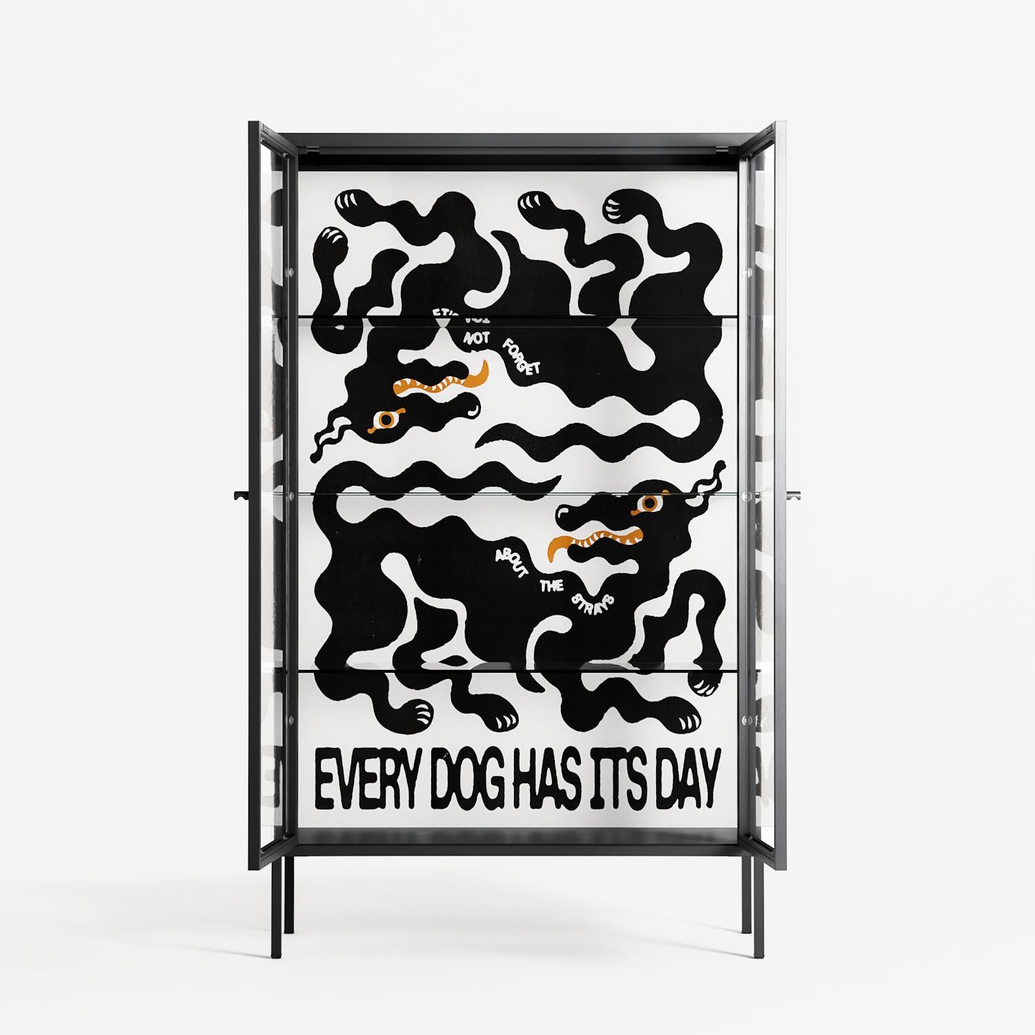 Every Dog - Cabinet - Alexander Khabbazi - Antracite - Clear glass