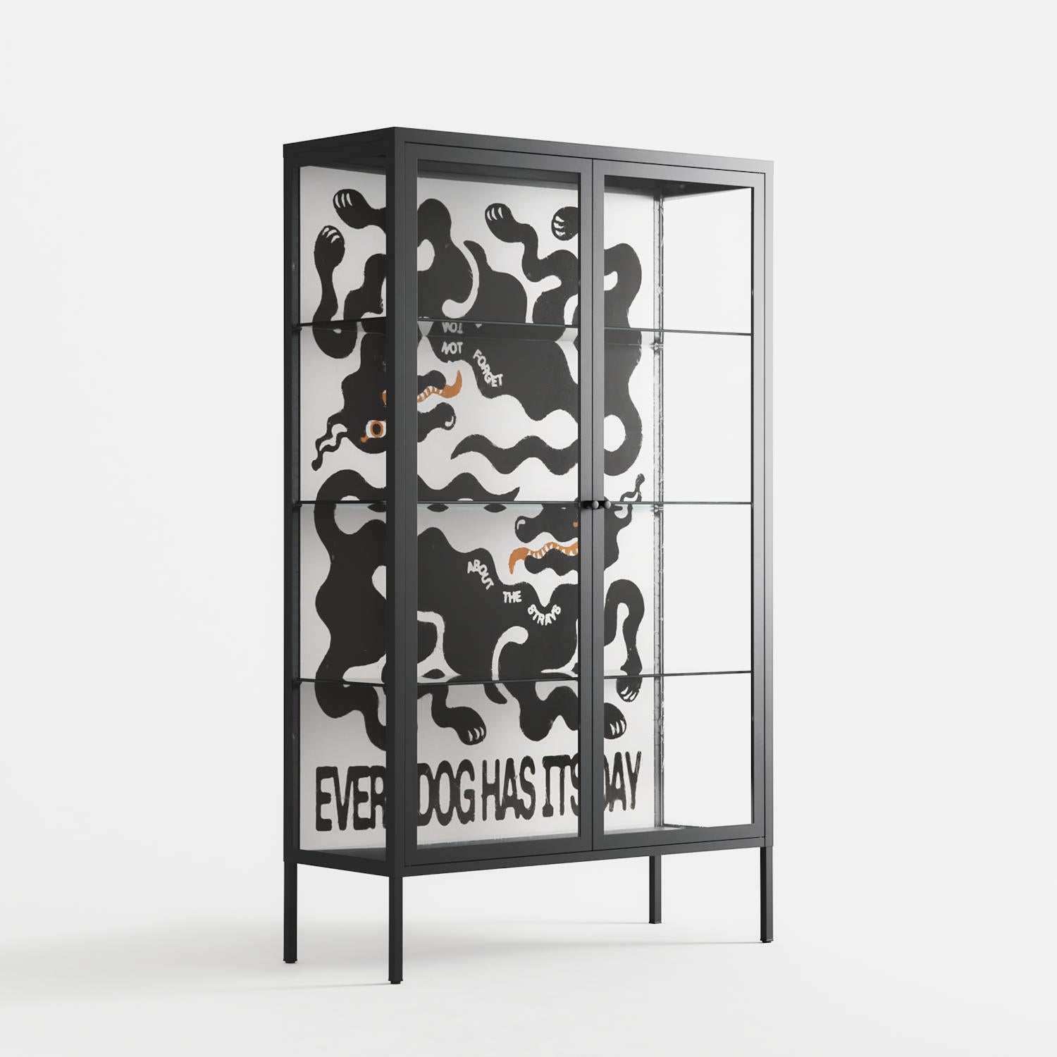 Every Dog - Cabinet - Alexander Khabbazi - Antracite - Clear glass