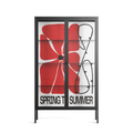 Spring to Summer - Cabinet - Alexander Khabbazi - Antracite - Clear glass