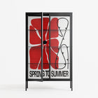 Spring to Summer - Cabinet - Alexander Khabbazi - Antracite - Clear glass