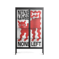 Nine Lives - Cabinet - Alexander Khabbazi - Antracite - Clear glass