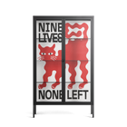 Nine Lives - Cabinet - Alexander Khabbazi - Antracite - Clear glass