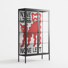 Nine Lives - Cabinet - Alexander Khabbazi - Antracite - Clear glass