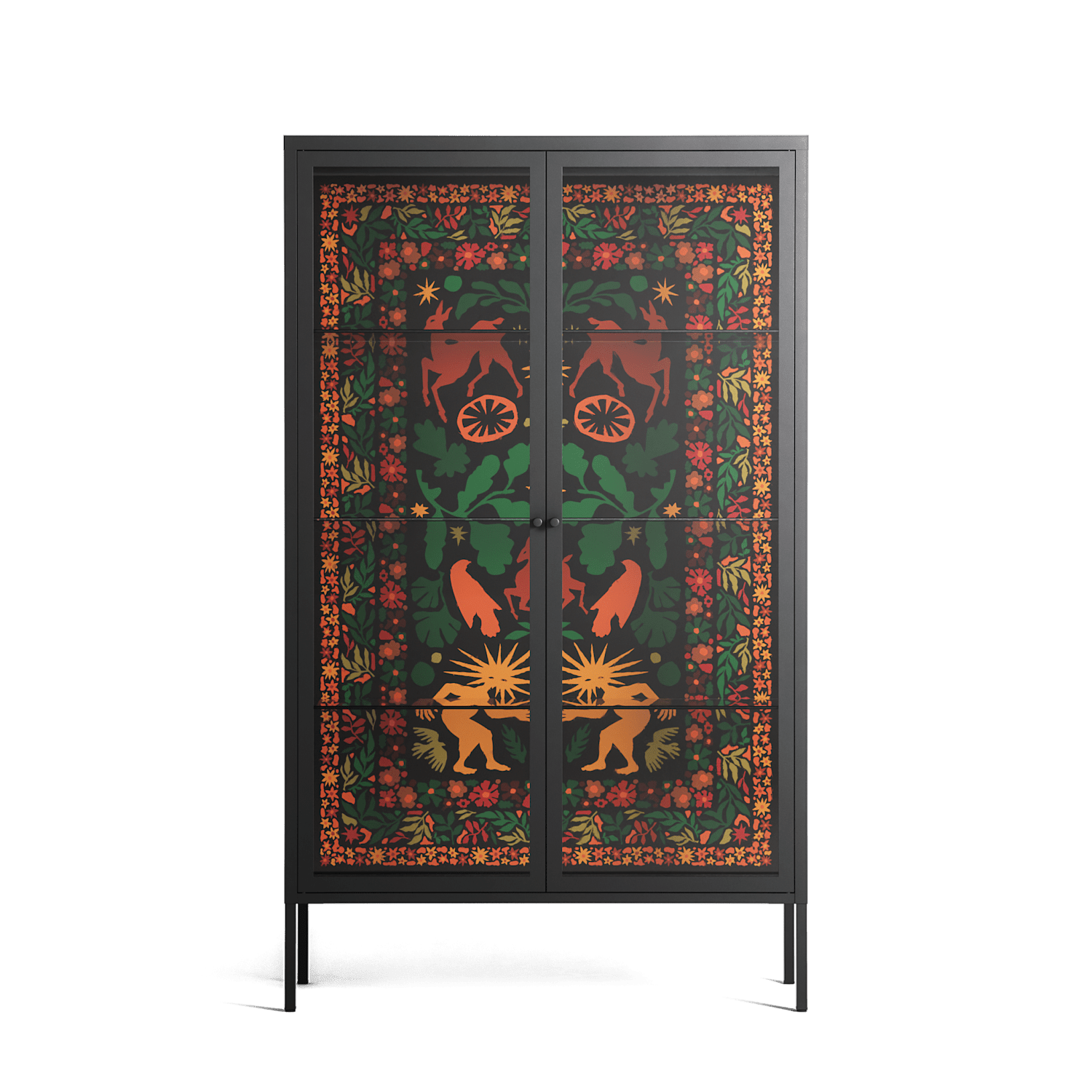Sunbrother - Cabinet - Nick Liefhebber - Antracite - Clear glass