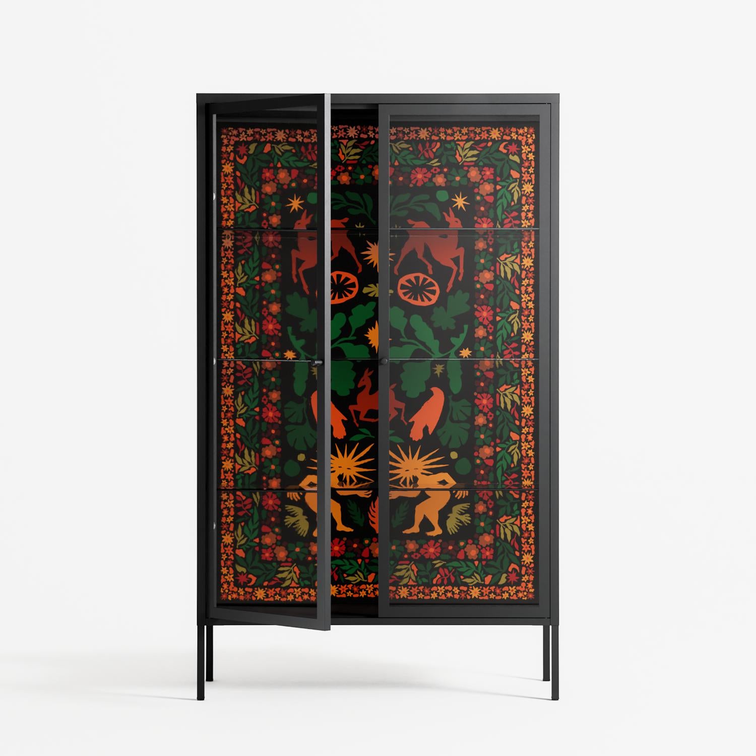 Sunbrother - Cabinet - Nick Liefhebber - Antracite - Clear glass