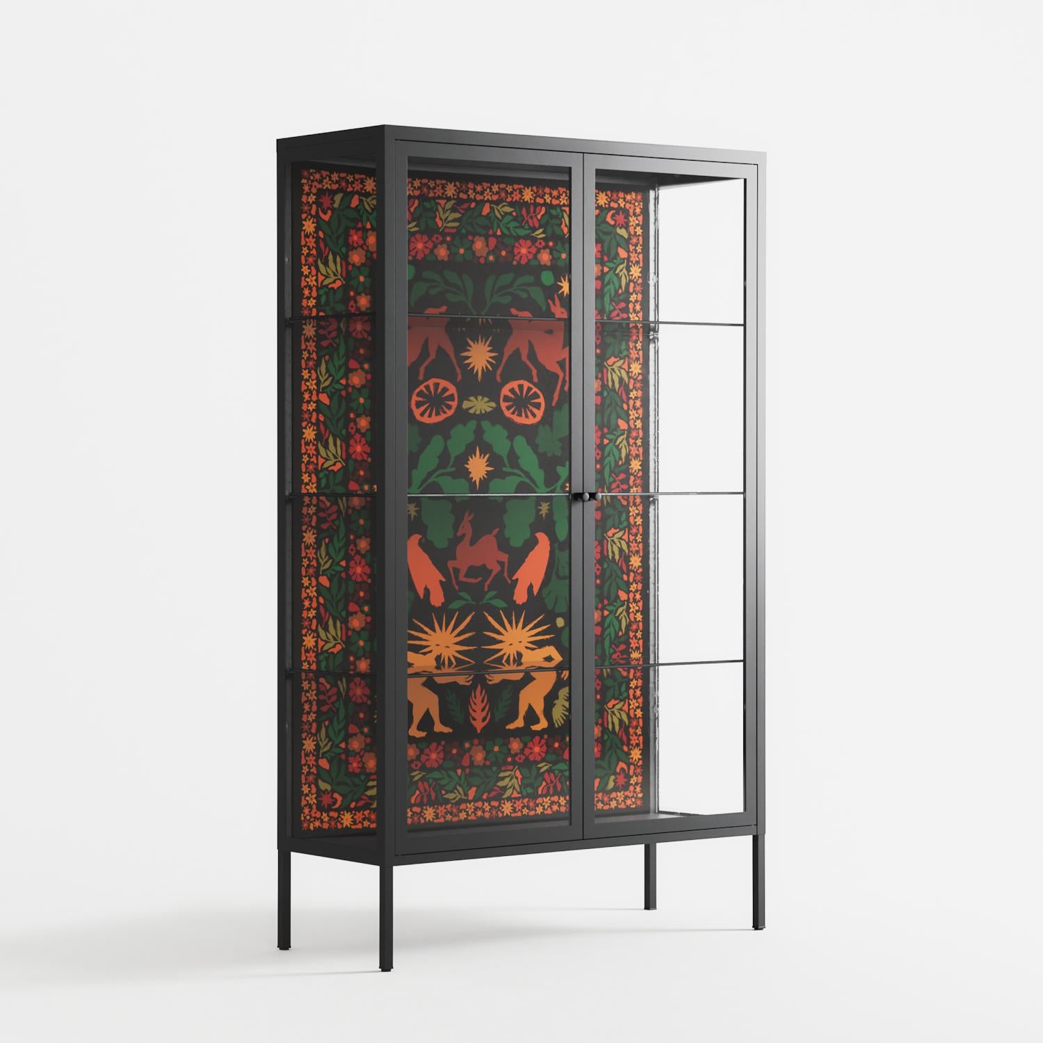 Sunbrother - Cabinet - Nick Liefhebber - Antracite - Clear glass