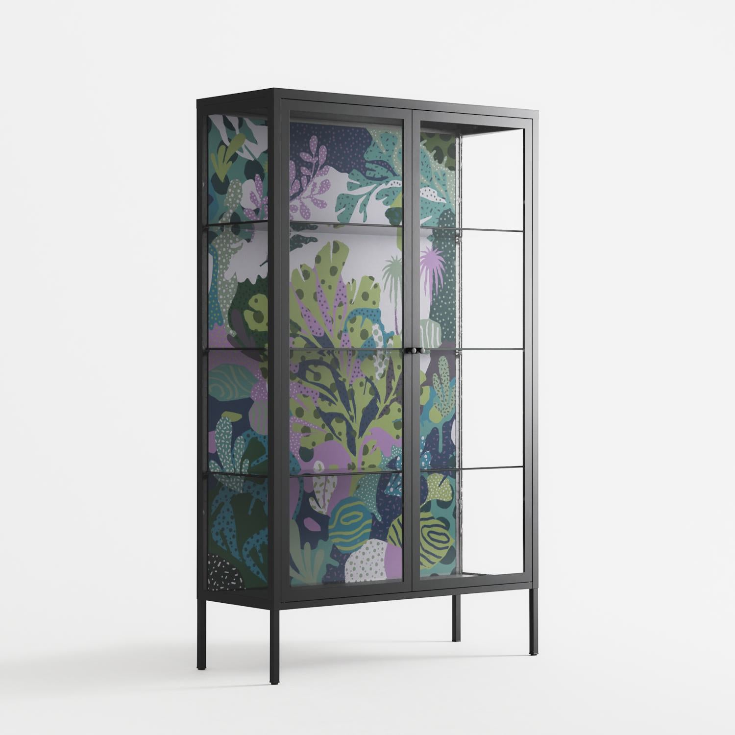 A Bridge Across Time 2 - Cabinet - Nick Liefhebber - Antracite - Clear glass