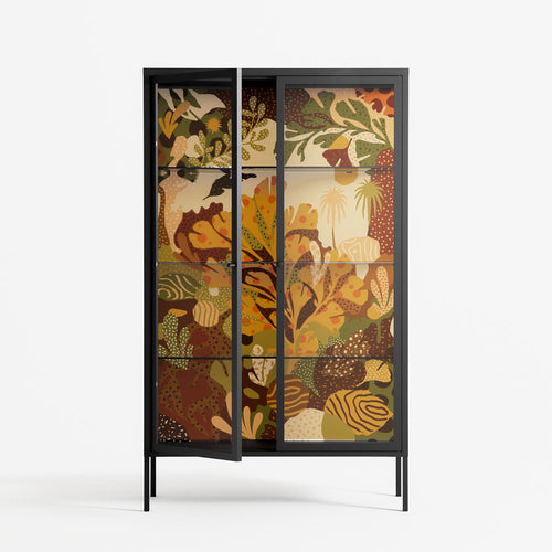 A Bridge Across Time 4 - Cabinet - Nick Liefhebber - Antracite - Clear glass